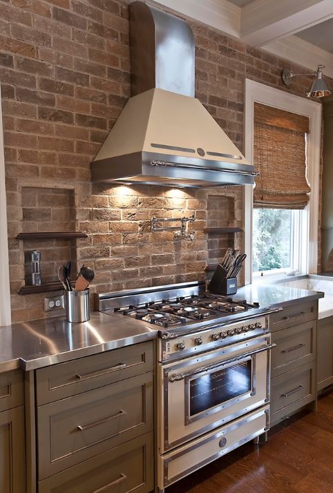 Mixing Brick & Metallics