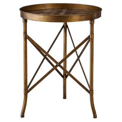 Metallic Bronze Side Table