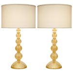 Gold Murano Glass Lamps