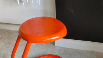 Painted Vintage Stool