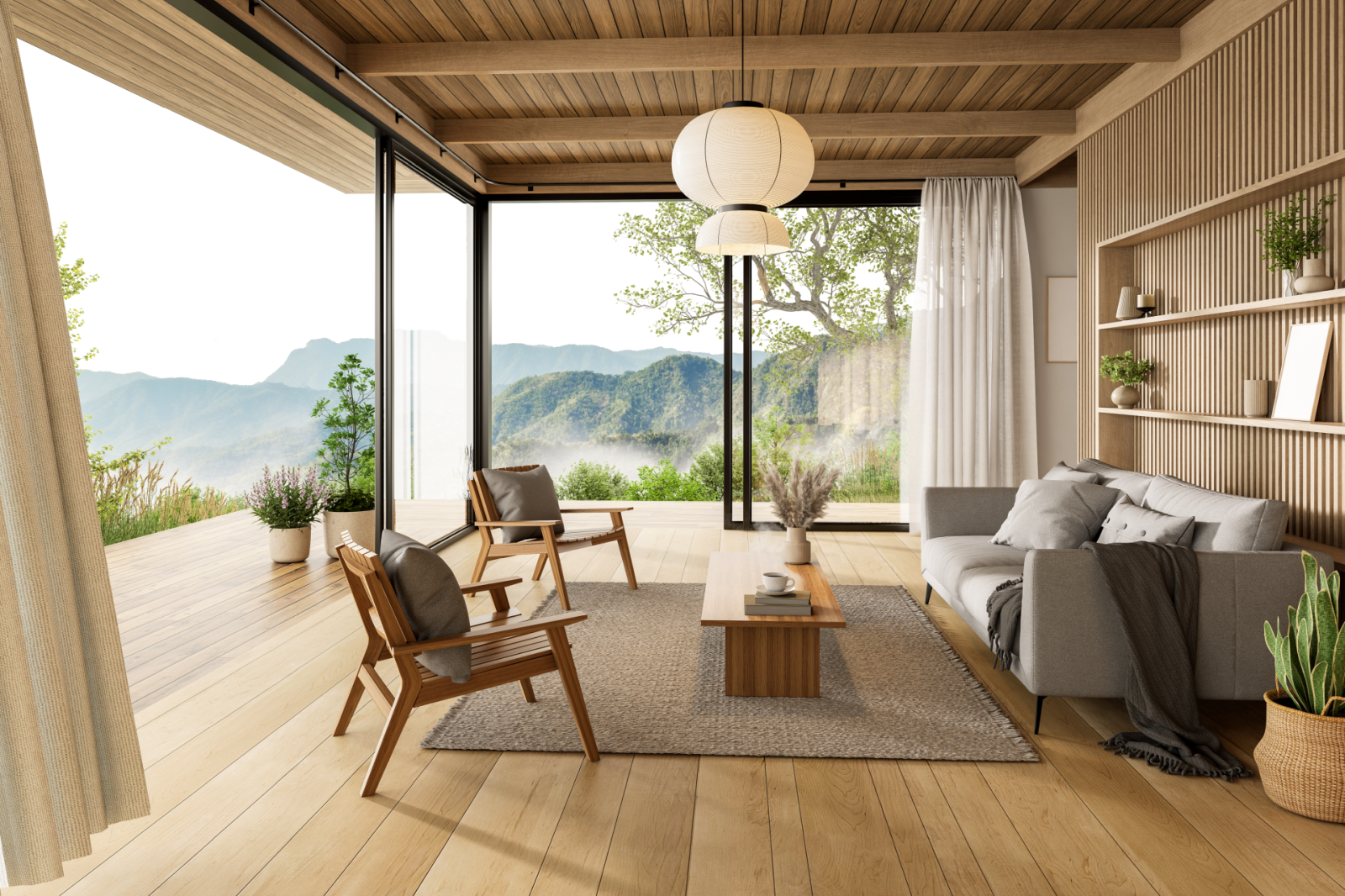 Mountain Modern Outdoor space 1600