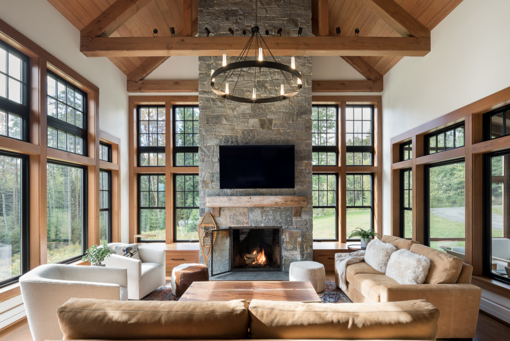 Rustic Living Room Space